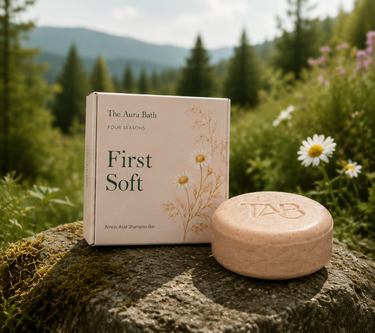 First Soft Shampoo Bar – Unscented, Pregnancy & Baby Safe (Oat + Chamomile)