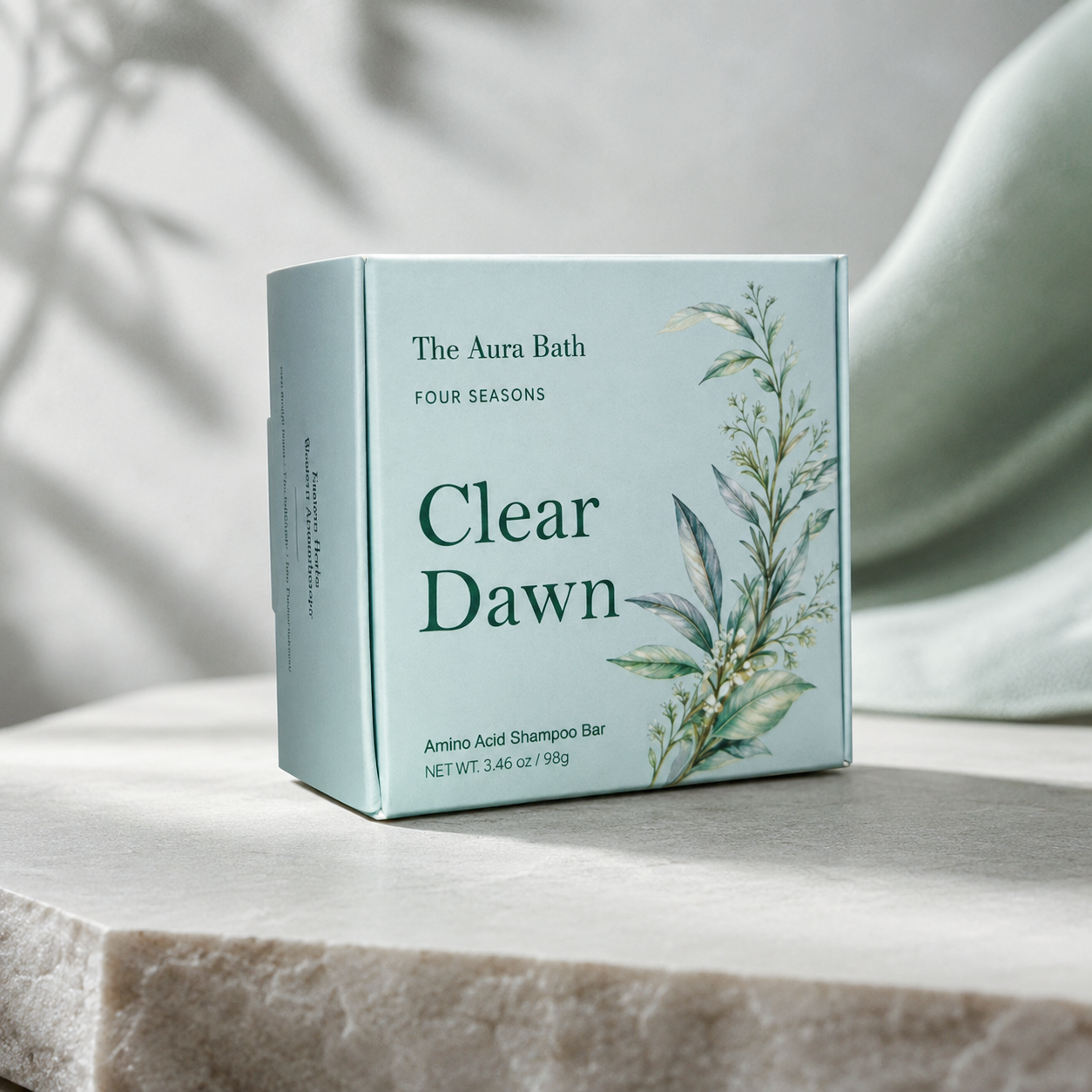 Clear Dawn Shampoo Bar – Cooling Herbal Cleanse for Itchy, Oily Scalp