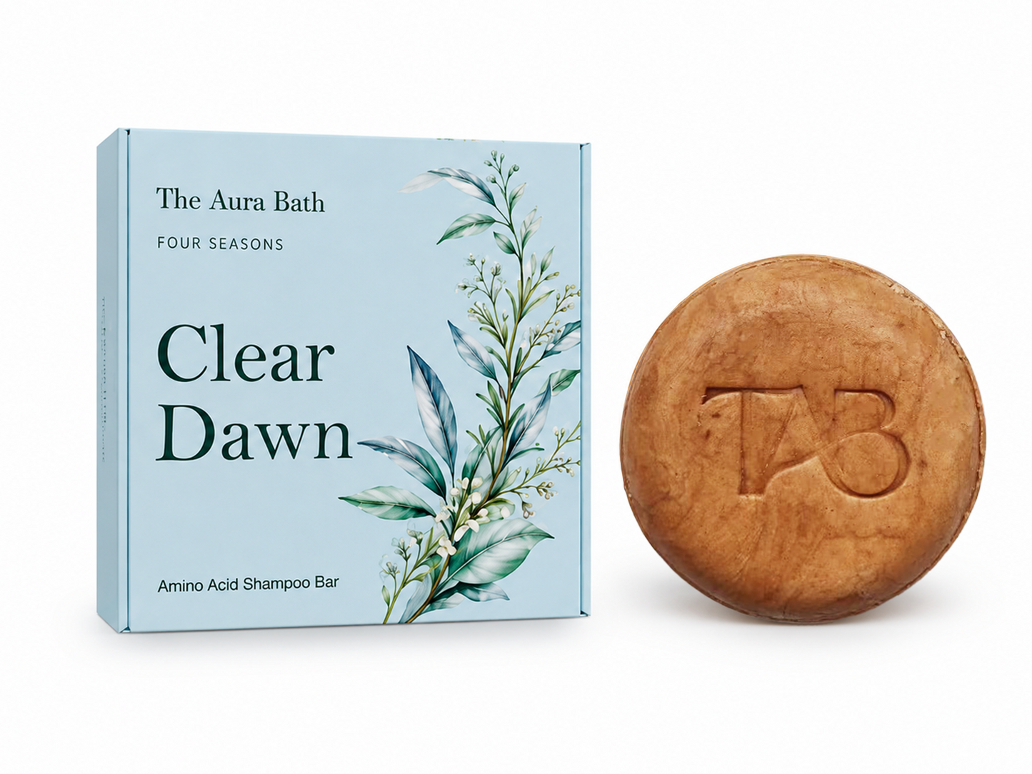 Clear Dawn Shampoo Bar – Cooling Herbal Cleanse for Itchy, Oily Scalp