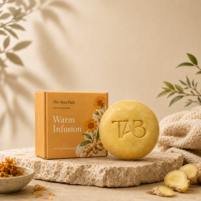 Four Season Series Shampoo Bar – Natural Solid Shampoo for Fine, Limp Hair – Oil-Balancing, Plastic-Free