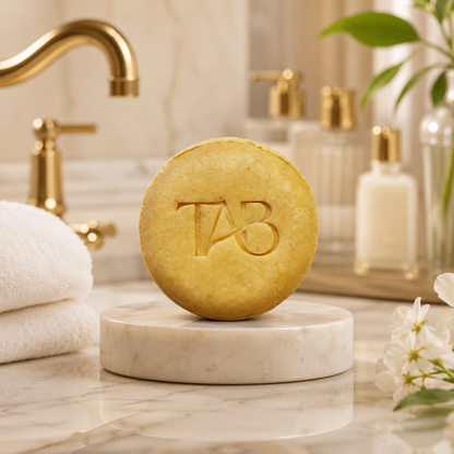 Warm Infusion Shampoo Bar – Calendula & Ginger for Scalp Stimulation and Damaged Hair