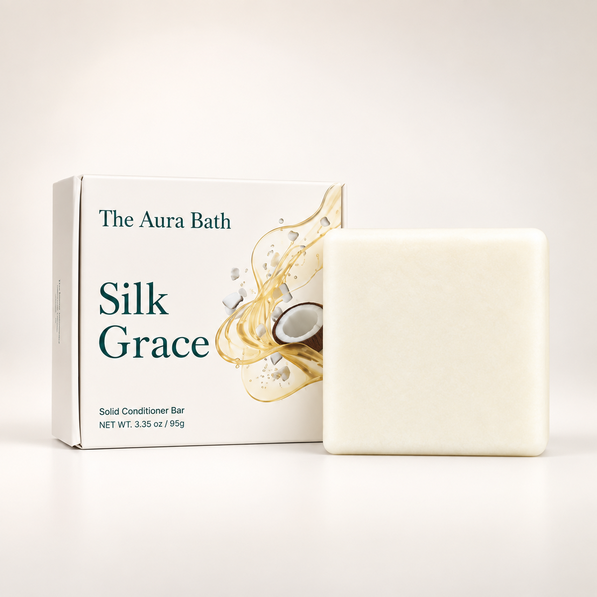 Silk Grace Conditioner Bar For Softer, Smoother & More Manageable Hair