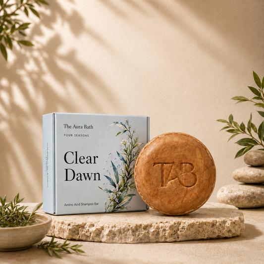 Clear Dawn Shampoo Bar – Cooling Herbal Cleanse for Itchy, Oily Scalp