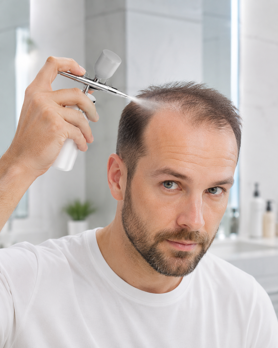 Portable Precision Hair & Scalp Nano Sprayer – Maximize Absorption of Minoxidil & Hair Serums