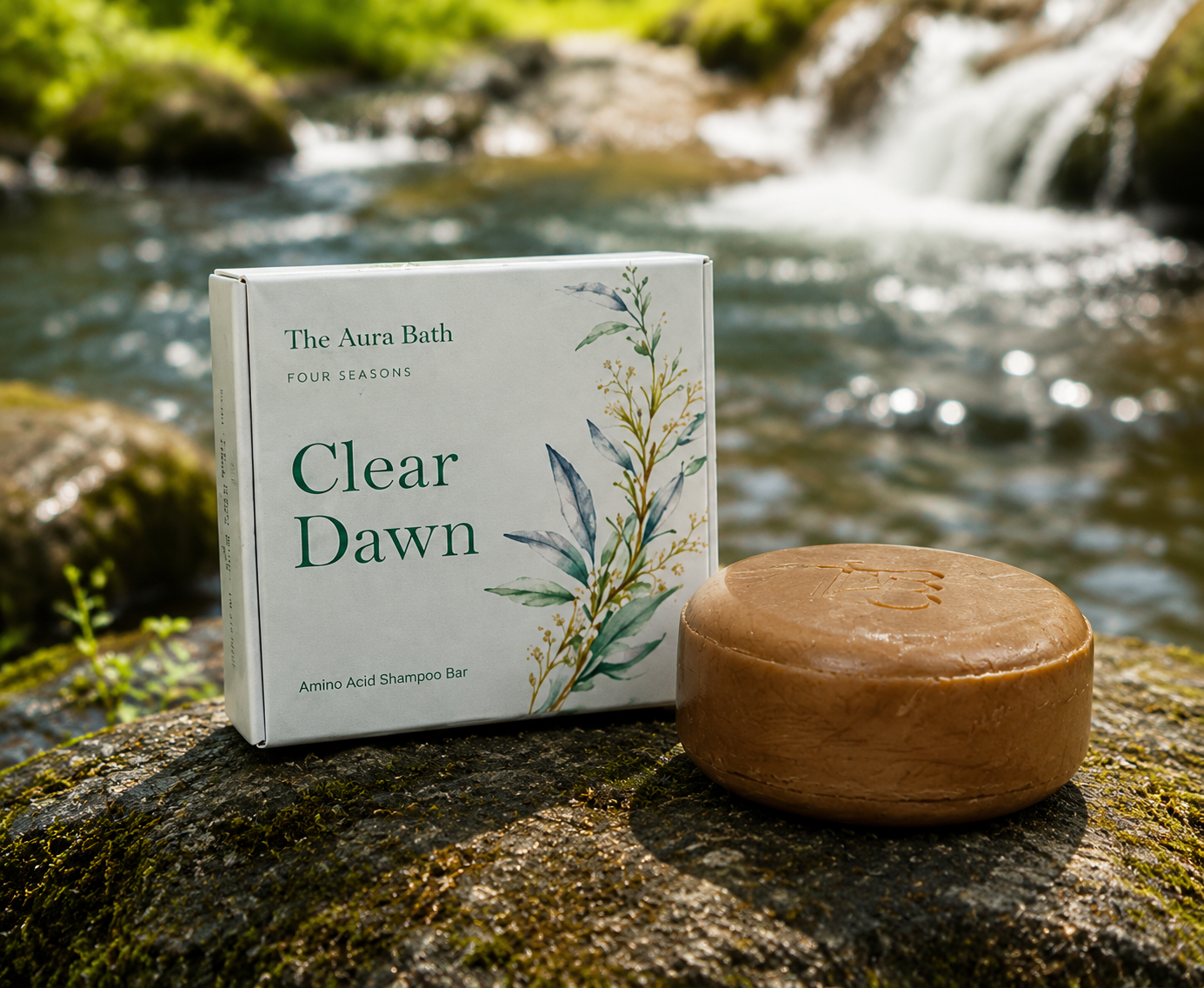Clear Dawn Shampoo Bar – Cooling Herbal Cleanse for Itchy, Oily Scalp