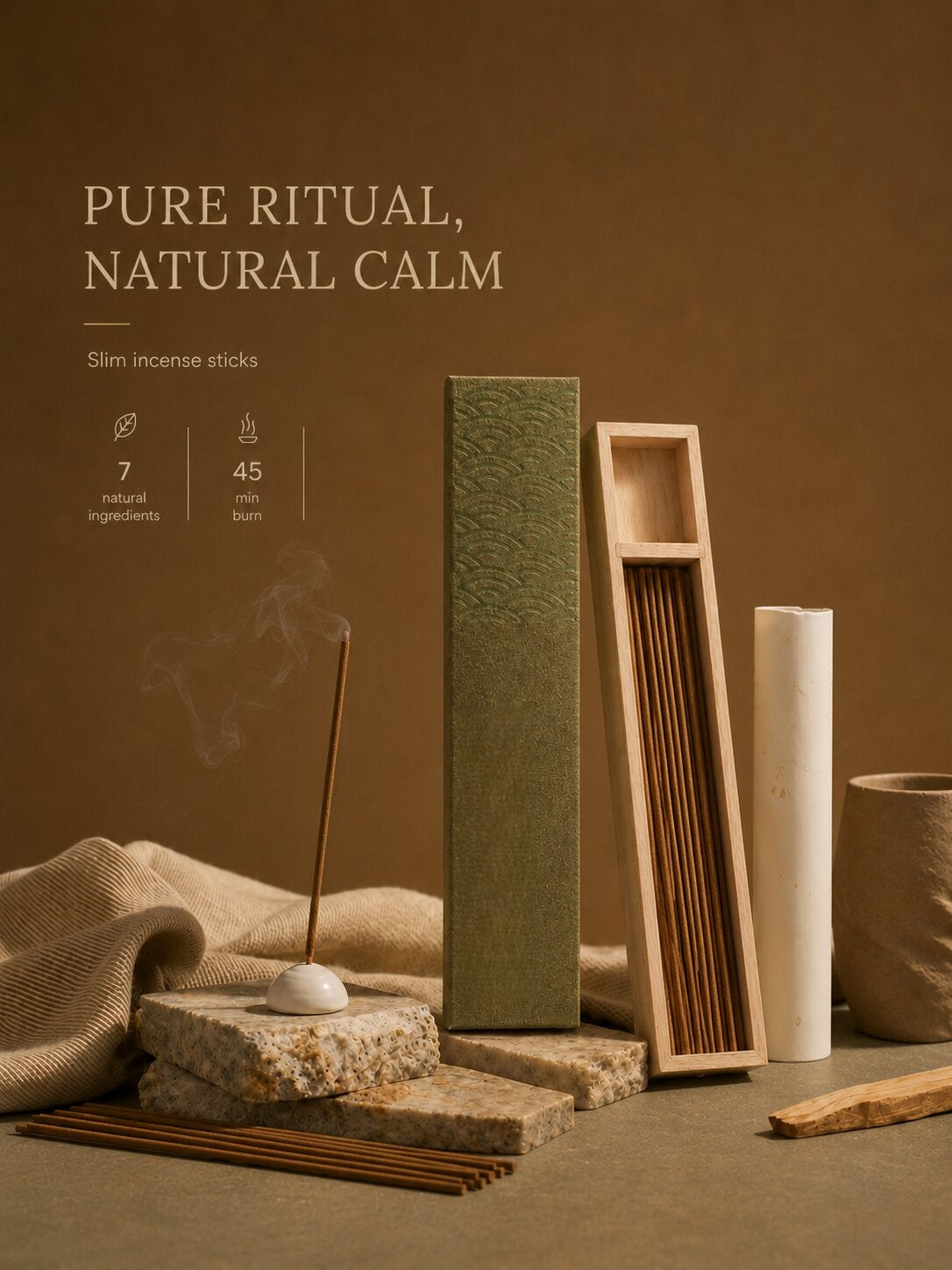 The Emperor's Lullaby Pear & Agarwood Incense Sticks